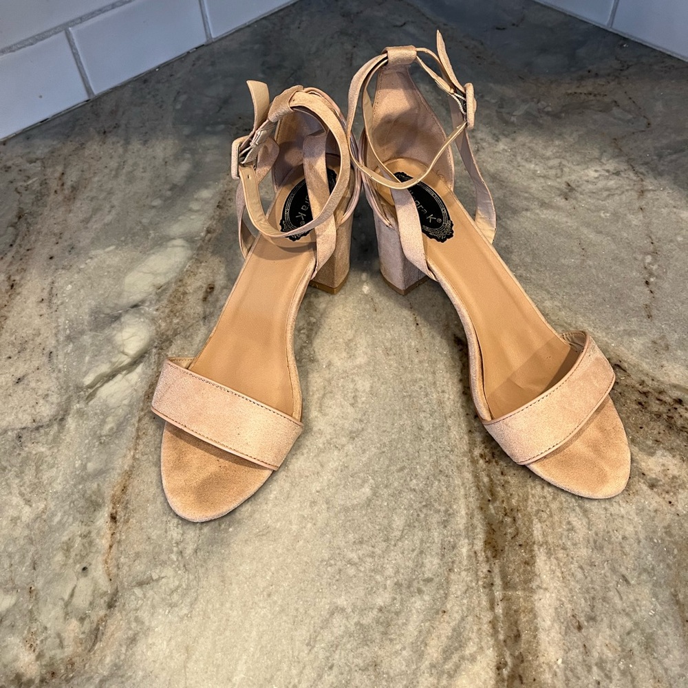Allegra K women Block Heel Sandals